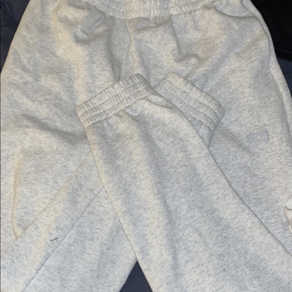 Grey pink sweats